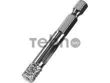 Сверло алмазное универсальное, технология ВВС, d=8 мм, хвостовик HEX 1/4