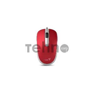 Мышь Genius Mouse DX-120 (Cable, Optical, 1000 DPI, 3bts, USB) Red