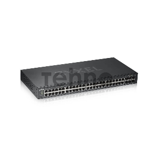Коммутатор ZYXEL GS1920-48v2 Hybrid Smart switch Zyxel Nebula Flex, 44xGE, 4xCombo (SFP/RJ-45), 2xSFP, Standalone / cloud management