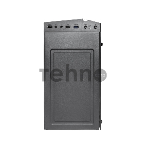 Корпус Miditower ExeGate EVO-9201 Black-RGB light, ATX, <600NPX>, с окном, 2*USB+1*USB3.0, HD Audio