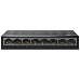 Коммутатор 8 ports Giga Unmanaged switch, 8 10/100/1000Mbps RJ-45 ports, plastic shell, desktop and wall mountable, фото 1