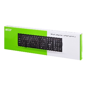 Клавиатура Acer OKR020 черный USB беспроводная slim Multimedia