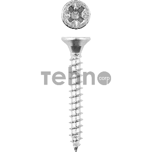 Саморезы СУ-Б универсальные, 60 х 4.5 мм, 30 шт, белый цинк, ЗУБР