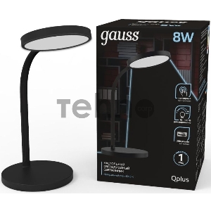 Светильник Gauss GT5032 настольный на подставке черный 8Вт
