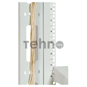 Вертикальный кабельный органайзер для стойки внешний с окнами, ширина 95мм 42U (ВКО-СТК-42)