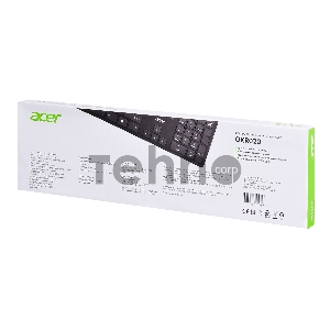 Клавиатура Acer OKR020 черный USB беспроводная slim Multimedia