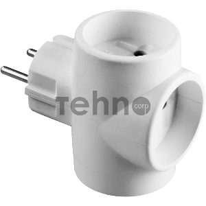 Разветвитель СИБИН электрический, 3 гнезда, 6А/220В