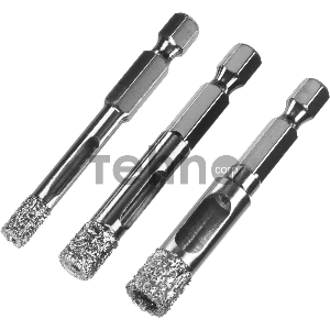 Набор сверл алмазных ЗУБР Профессионал 29865-H3  ВВС d=6, 8, 10 мм хво+A7:A28