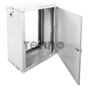 Шкаф телекоммуникационный настенный разборный 15U (600х520) дверь металл, [ ШРН-Э-15.500.1 ]
