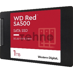 Накопитель твердотельный WD Твердотельный накопитель SSD WD Red™ SA500 NAS 3D NAND WDS100T1R0A 1ТБ 2,5 SATA-III (TLC)