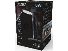 Светильник Gauss GT5032 настольный на подставке черный 8Вт