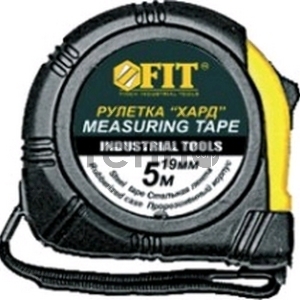 Рулетка FIT 17206 корпус прорезиненный, Хард, 5м, (25мм) Рулетка FIT 17206 корпус прорезиненный, Хард, 5м, (25мм)