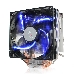 Кулер CROWN CM-5 (Для Intel и AMD,TDP до 187 Ватт,5шт. теплопроводных трубок,Синяя светодиодная подсветка,Гидродинамическии? подшипник,Размер: 148*126*85 мм), фото 1