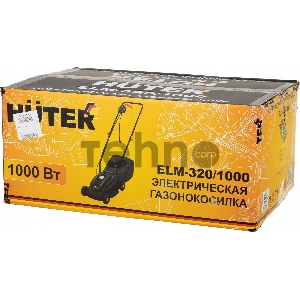 Газонокосилка роторная Huter ELM-320/1000 (900/70/4/19) 1000Вт