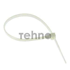 Хомут кабельный 3.6х200 нейл. бел. (уп.100шт) EKF plc-c-3.6x200