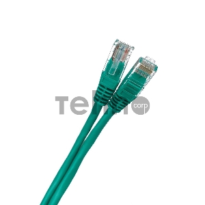 Патч-корд литой Aopen/Qust UTP кат.5е 2м зеленый