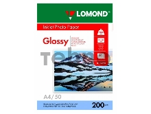 Фотобумага LOMOND Одностороняя Глянцевая, 200г/м2, A4 (21X29,7)/50л. для струйной печати