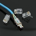 Коннектор RJ-45 (8P8C) LC-PTU-01/10 вилка универсальная. кат.5e. со сквозным отверстием  (10 шт.), фото 1