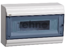 Бокс IEK MKP82-N-12-41-10 ЩРН-П-12 модулей навесн.пластик IP41 PRIME