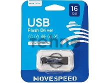 Накопитель USB2.0 16GB Move Speed YSUSD серебро металл