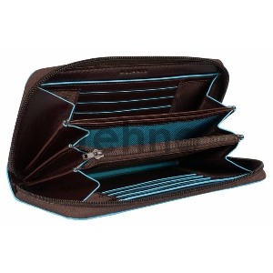 Кошелек женский Piquadro Blue Square PD3229B2/N черный натур.кожа Кошелек женский Piquadro Blue Square PD3229B2/N черный натур.кожа