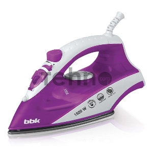 Утюг BBK ISE-1802 фиолетовыйМощность 1800 Вт, паровой удар, вертикальное отпаривание, плавные регулировки подачи пара и температуры, керамическое покрытие подошвы, Anti-calcium. Утюг BBK ISE-1802 фиолетовыйМощность 1800 Вт, паровой удар, вертикальное отпаривание, плавные регулировки подачи пара и температуры, керамическое покрытие подошвы, Anti-calcium.