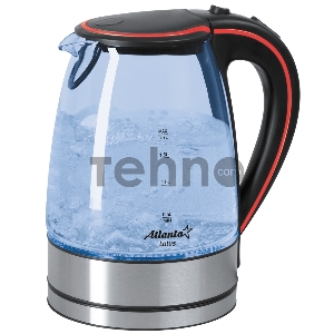 Чайник электрический ATLANTA ATH-691 (black) стеклянный Чайник электрический ATLANTA ATH-691 (black) стеклянный