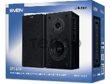 Колонки Sven SPS-614 2.0 (2x20W, Bluetooth, дерево, black)