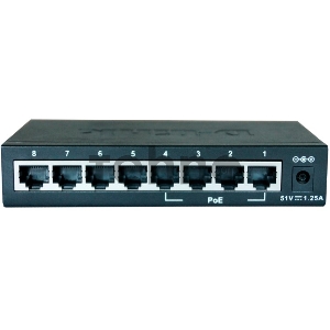 Сетевое оборудование D-Link DES-1008P/C1A Коммутатор 8 портовый 10/100, 4 порта c поддержкой PoE 802.3af