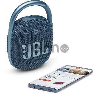 Портативная акустическая система JBL CLIP 4, синий