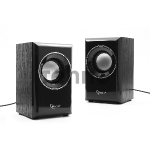 Колонки Gembird SPK-204, черный МДФ,2х3 Вт, регулятор громкости, USB Колонки Gembird SPK-204, черный МДФ,2х3 Вт, регулятор громкости, USB