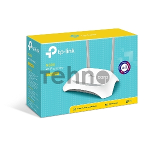 Роутер беспроводной TP-Link TL-WR840N N300 10/100BASE-TX белый