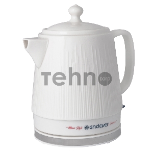 Чайник электрический керамический Endever KR-450C 1200 Вт, емкость 1,4 л, белый, 6 шт/уп.
