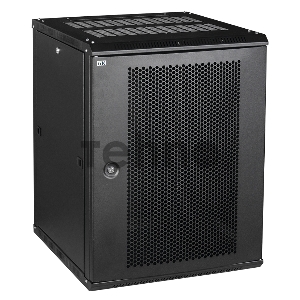 Шкаф LINEA W 6U 600x450 мм дверь, перфорированная, RAL9005