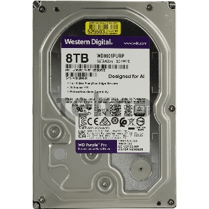 Жесткий диск Western Digital 8TB WD Purple PRO (WD8001PURA) {Serial ATA III, 5640- rpm, 256Mb, RAID 3.5}