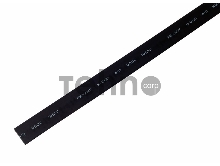 Термоусаживаемая трубка REXANT 10,0/5,0 мм, черная, упаковка 50 шт. по 1 м