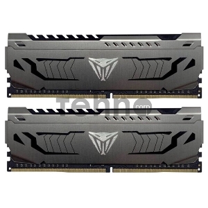 Модуль памяти Patriot DDR 4 DIMM 64Gb (32GBx2) PC25600, 3200Mhz, PATRIOT Viper Steel (PVS464G320C6K) (retail) Модуль памяти Patriot DDR 4 DIMM 64Gb (32GBx2) PC25600, 3200Mhz, PATRIOT Viper Steel (PVS464G320C6K) (retail)