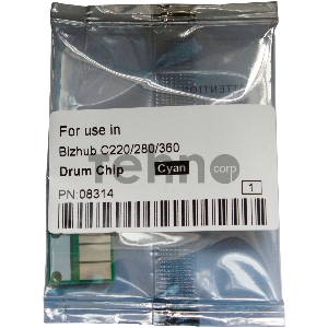 Чип драм-юнита для KONICA MINOLTA Bizhub C220/C280/C360 (CET) CMY, (WW), 90000 стр., CET8314
