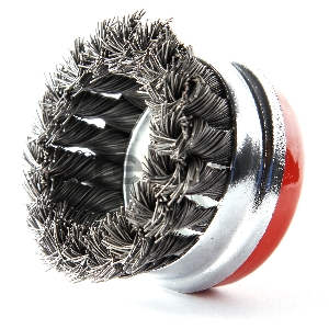 Кордщетка Hammerflex 207-109 65мм M14  чашеобразная витая жесткая, усиленная кольцом,  для УШМ
