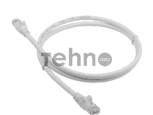 Патч-корд LANMASTER LSZH UTP кат.6, 0.5 м, белый