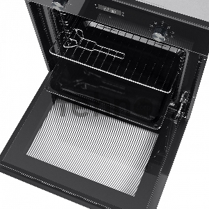 Духовой шкаф электрический Maunfeld EOEM.589B черный/серебристый, встраиваемый