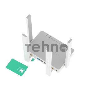Роутер беспроводной Runner 4G (KN-2211) с модемом 4G, Mesh Wi-Fi N300 и 4-портовым Smart-коммутатором