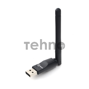 Сетевой адаптер WiFi Gembird 150 Мбит, USB, 802.11b/g/n