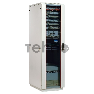 Шкаф телеком. напольный 33U (600x800) дверь стекло (ШТК-М-33.6.8-1AAA) (3 коробки)
