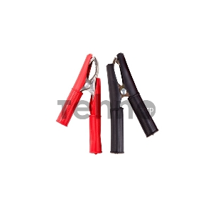 Зажим крокодил в изоляторе REXANT, длина 75 мм, ток 30A, 2 шт., пакет БОПП