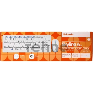 Клавиатура + мышь Defender  Skyline 895 Nano W(Белый) Кл:104, 1000/1500/2000dpi  45895