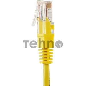 Патч-корд литой Telecom UTP кат.5е 10,0м желтый