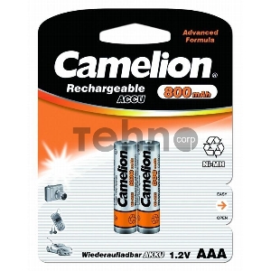 Аккумулятор Camelion AAA- 800mAh Ni-Mh BL-2 аккум-р,1.2В 3674 Аккумулятор Camelion AAA- 800mAh Ni-Mh BL-2 аккум-р,1.2В 3674