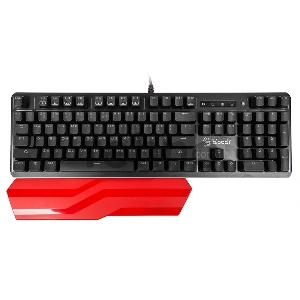 Клавиатура A4 B975 механическая черный USB Gamer LED (подставка для запястий)