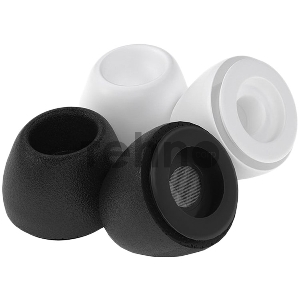 Комплект сменных насадок Lyambda E-PRO-S для Apple AirPods Pro Белый/Черный Комплект сменных насадок Lyambda E-PRO-S для Apple AirPods Pro Белый/Черный